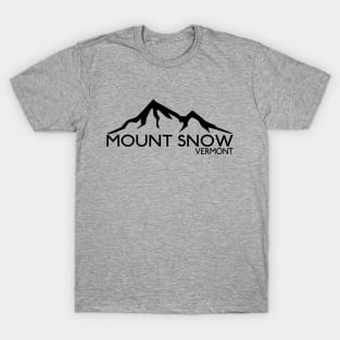 Skiing Mount Snow Vermont Ski T-Shirt